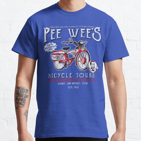Item preview, Pee Wee's Bicycle Tours Worn Out designed and sold by Alema Art.