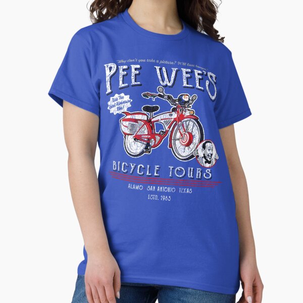 Item preview, Pee Wee's Bicycle Tours Worn Out designed and sold by Alema Art.