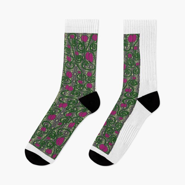Item preview, Smallbulbs Stripe Wave Floral designed and sold by LeilaBlackrose.