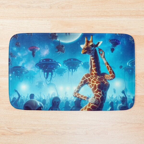 Item preview, FEMALE GIRAFFE IN NIGHT CLUB designed and sold by SCOTTYBOYART.