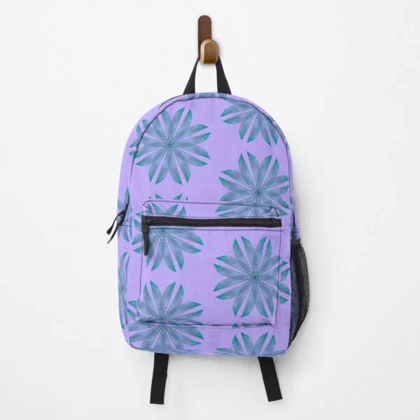 Item preview, Floral pattern on periwinkle designed and sold by CushyNest.