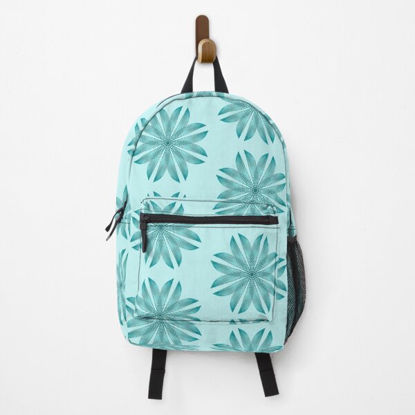 Item preview, Floral pattern on mint frost designed and sold by CushyNest.