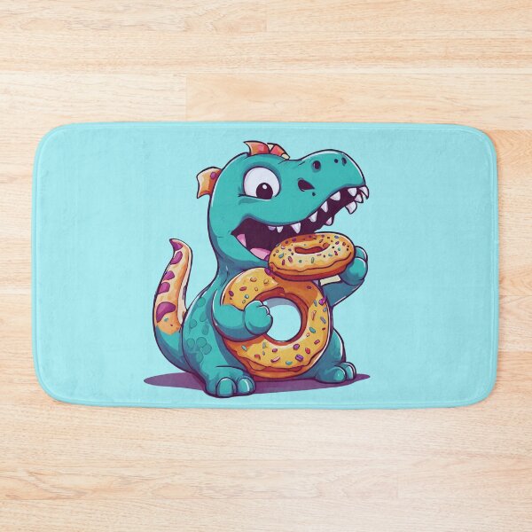 Item preview, Dinosaur Monster Devouring a Donut designed and sold by Journey-North.