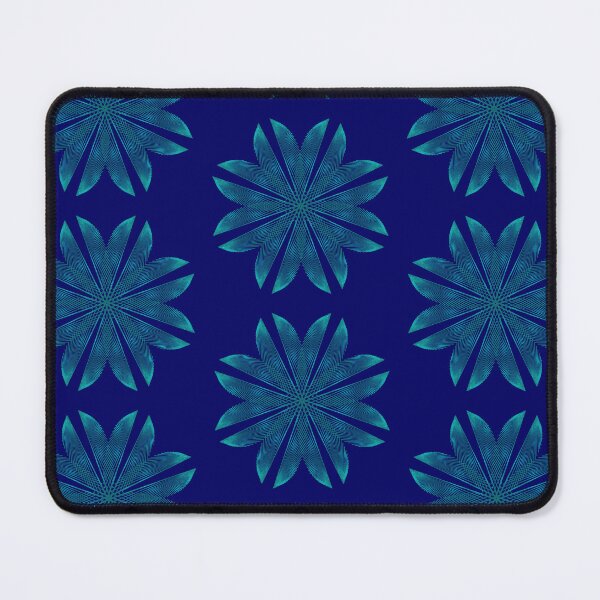 Item preview, Floral pattern on indigo designed and sold by CushyNest.