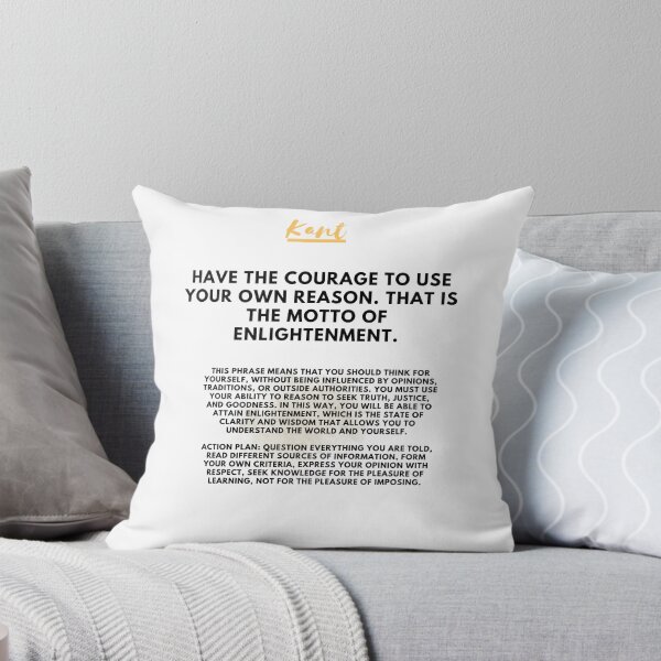 Item preview, Immanuel Kant: The motto of enlightenment designed and sold by CachoGlorious.