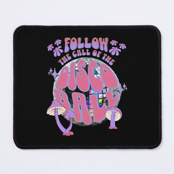 Item preview, 1970s Retro Disco Ball and  Groovy Mushroom Graphic Design designed and sold by scarlett1969.