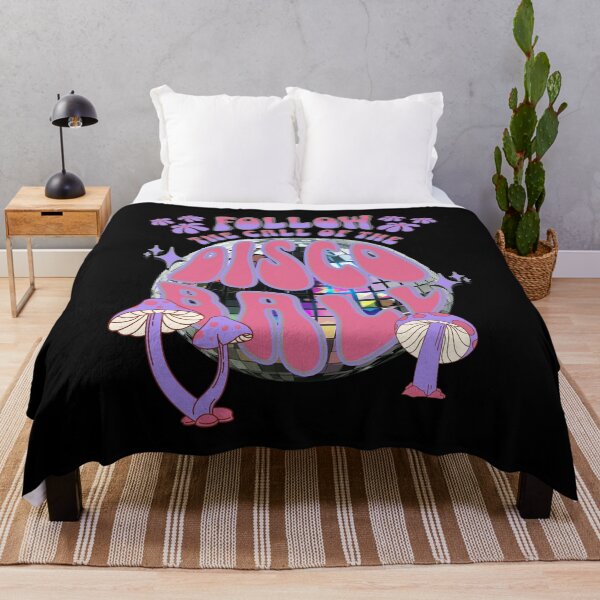 Item preview, 1970s Retro Disco Ball and Groovy Mushroom Graphic Design designed and sold by scarlett1969.