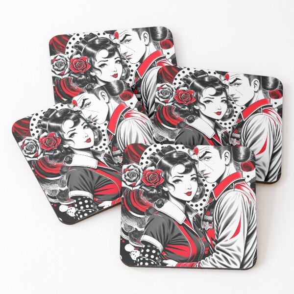 Item preview, Rockabilly couple  designed and sold by Lokiindarkness.