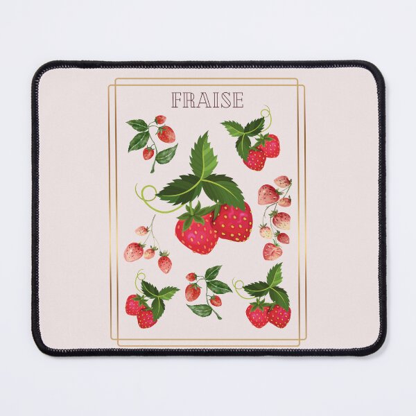 Item preview, French Strawberry Botanical Chart Design designed and sold by Seedcap7.