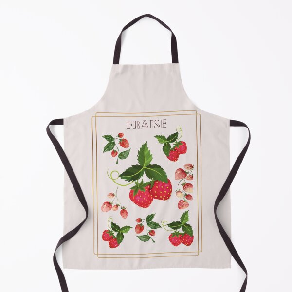 Item preview, French Strawberry Botanical Chart Design designed and sold by Seedcap7.