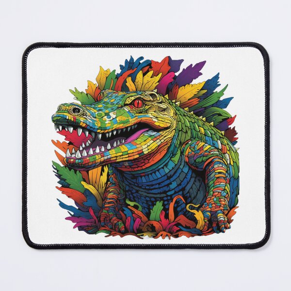 Item preview, Fierce crocodile but rainbow colored designed and sold by liana campbell.