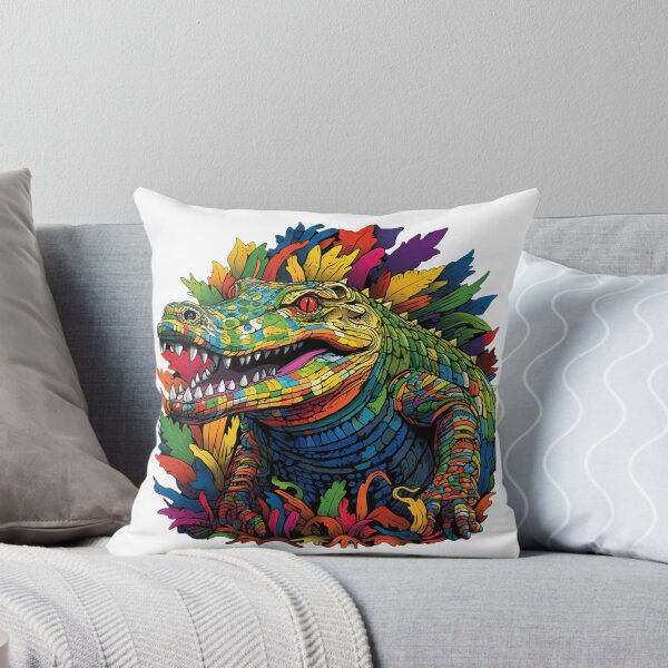 Item preview, Fierce crocodile but rainbow colored designed and sold by liana campbell.