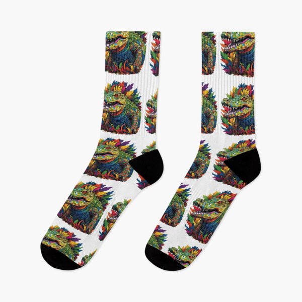 Item preview, Fierce crocodile but rainbow colored designed and sold by liana campbell.