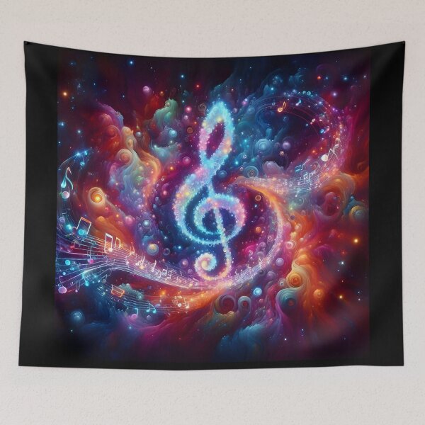 Item preview, A bioluminescent musical masterpiece designed and sold by AI-Only Creations.