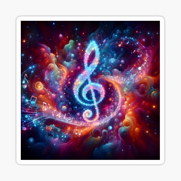 Item preview, A bioluminescent musical masterpiece designed and sold by AI-Only Creations.