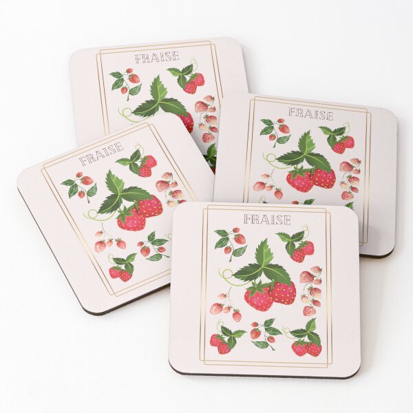 Item preview, French Strawberry Botanical Chart Design designed and sold by Seedcap7.