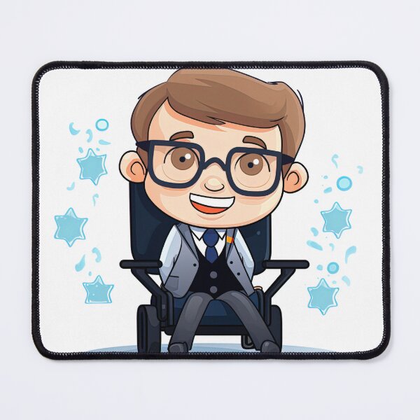 Item preview, Stephen Hawking | cute style designed and sold by ComicsFactory.