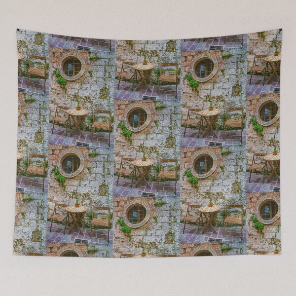 Item preview, Alfresco Dining in Old Chania, Crete designed and sold by Brian Shaw.