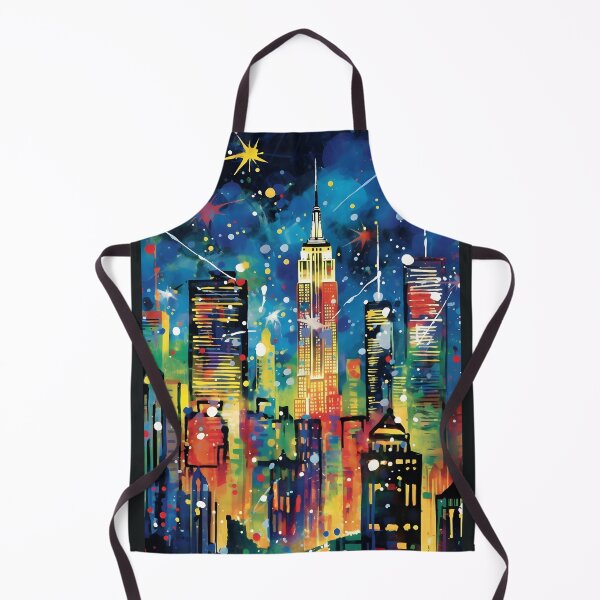 Item preview, Dynamic Radiance- New York's Holiday Hues in Echoes of Diverse Artistic Styles designed and sold by OlfactoART Studio.