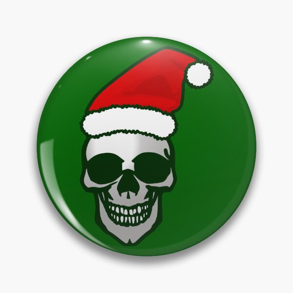 Item preview, gothmas ugly christmas skull santa designed and sold by Gossip Rag.