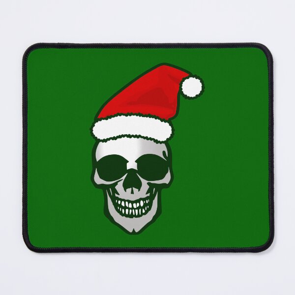 Item preview, gothmas ugly christmas skull santa designed and sold by Gossip Rag.