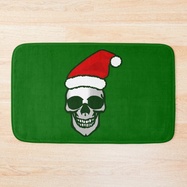 Item preview, gothmas ugly christmas skull santa designed and sold by Gossip Rag.