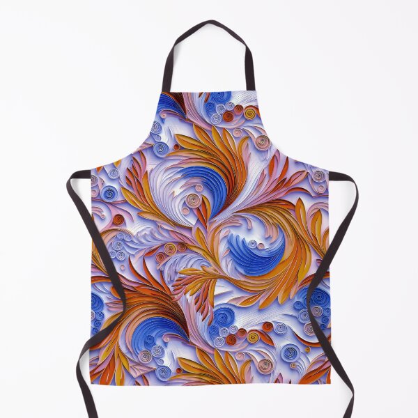 Item preview, Watercolour of the art of quilling, digital repeat pattern. designed and sold by LorrieBee.