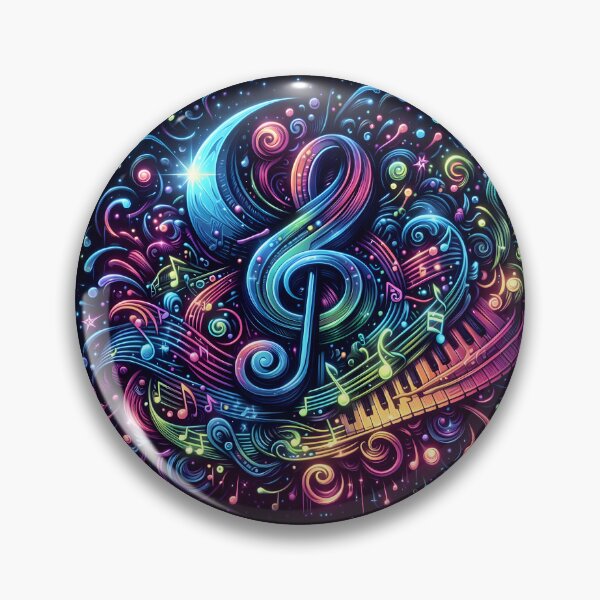 Item preview, A bioluminescent musical masterpiece designed and sold by AI-Only Creations.