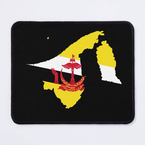 Item preview, Brunei map designed and sold by feether-store.