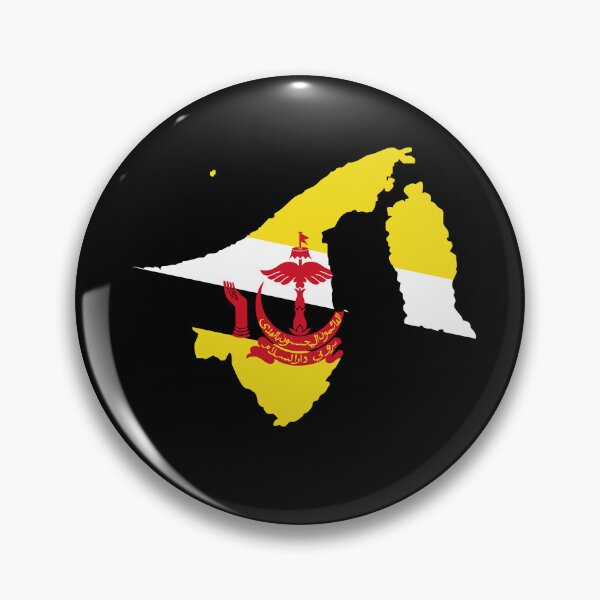 Item preview, Brunei map designed and sold by feether-store.