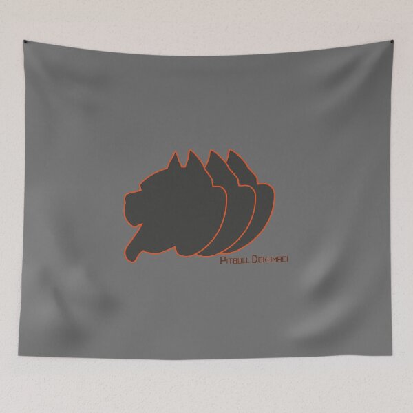 Item preview, pitbull 3phase desing grey&orange designed and sold by aaron bautista.