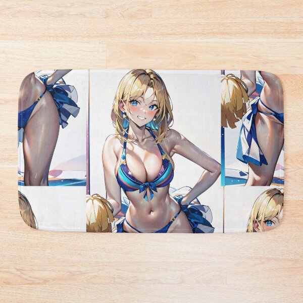 Item preview, Cheerleader in a Striped Blue Bikini designed and sold by KillerCrafts.