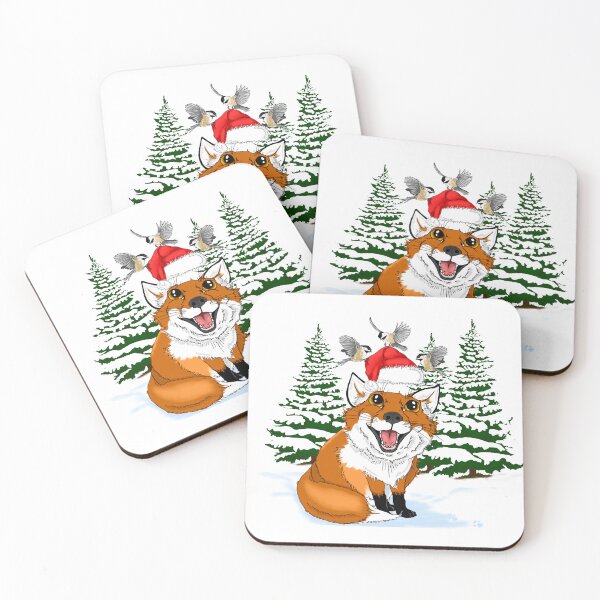 Item preview, Merry Christmas Little Fox designed and sold by cameoivory.