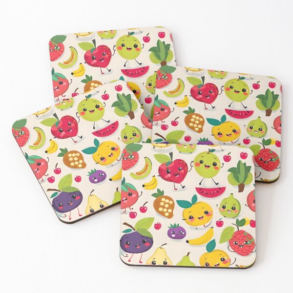 Item preview, Cute And Fun Cartoon Fruit Freinds designed and sold by PlanetMarker.