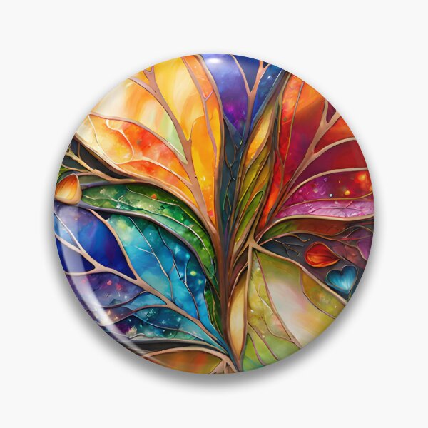 Item preview, Enchanting Spectrum: Rainbow Whispers on Luxuriant Blades Art Print designed and sold by puravidavisions.