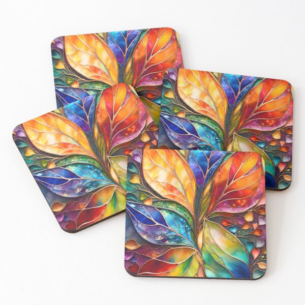 Item preview, Enchanting Spectrum: Rainbow Whispers on Luxuriant Blades Art Print designed and sold by puravidavisions.