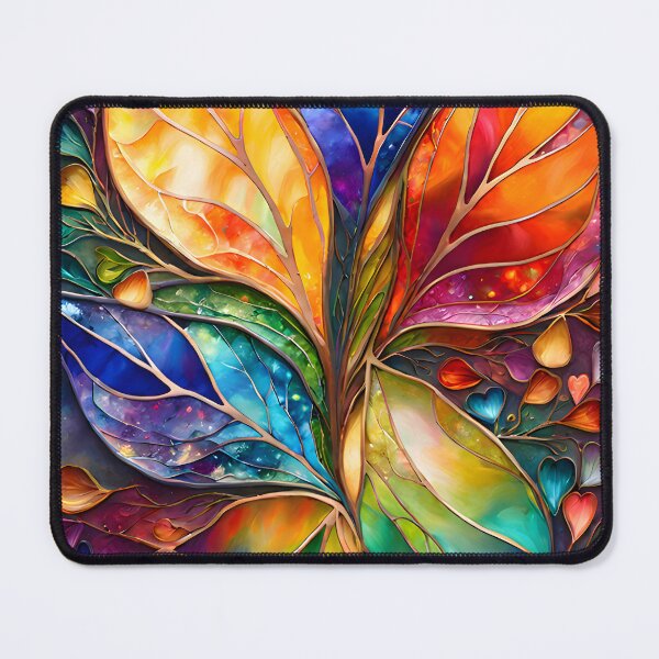 Item preview, Enchanting Spectrum: Rainbow Whispers on Luxuriant Blades Art Print designed and sold by puravidavisions.
