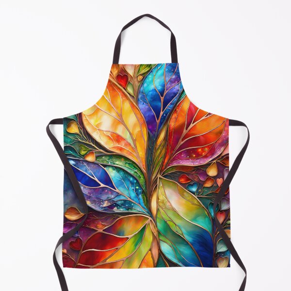 Item preview, Enchanting Spectrum: Rainbow Whispers on Luxuriant Blades Art Print designed and sold by puravidavisions.