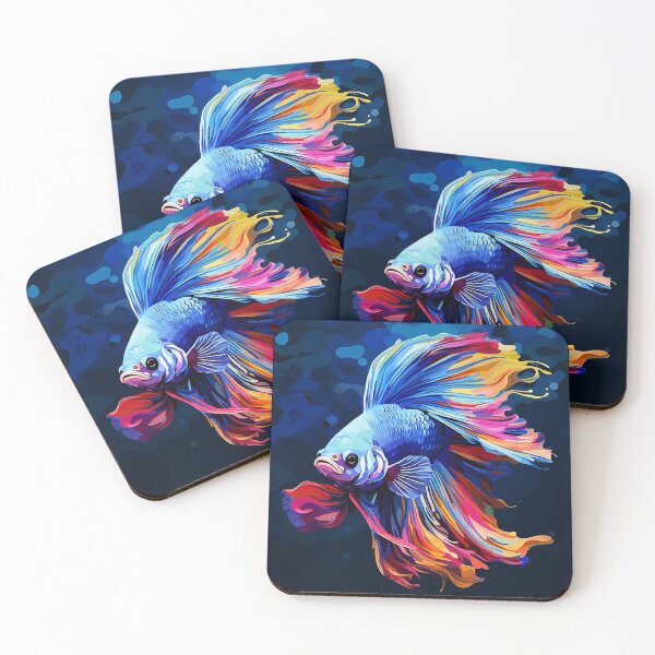 Item preview, Vibrant Siamese Fighting Fish designed and sold by OdysseyArtworks.
