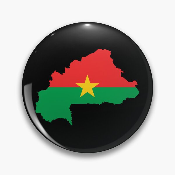 Item preview, Burkina Faso Map designed and sold by feether-store.