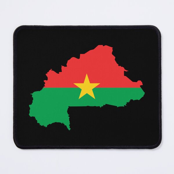 Item preview, Burkina Faso Map designed and sold by feether-store.