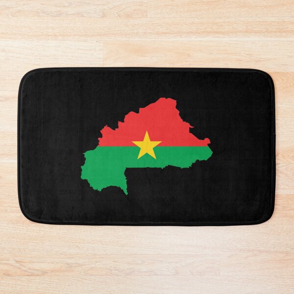 Item preview, Burkina Faso Map designed and sold by feether-store.