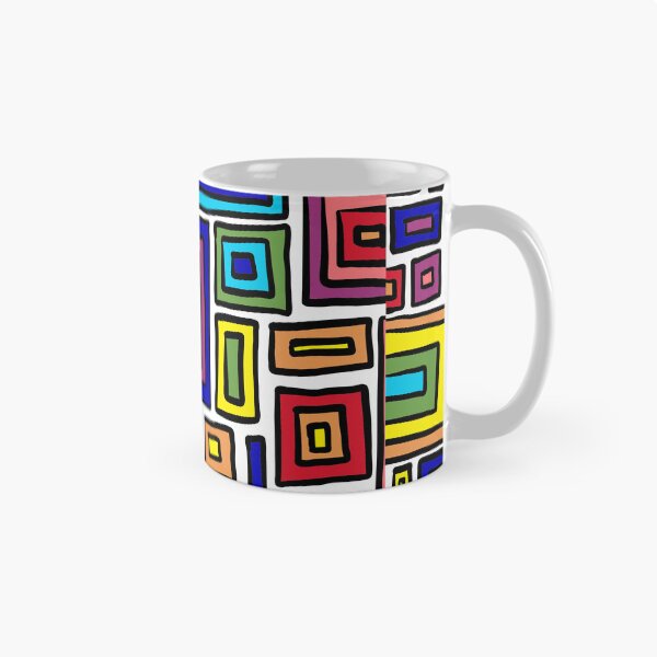 Item preview, Retro rectangles (rainbow) designed and sold by Ally Designs.