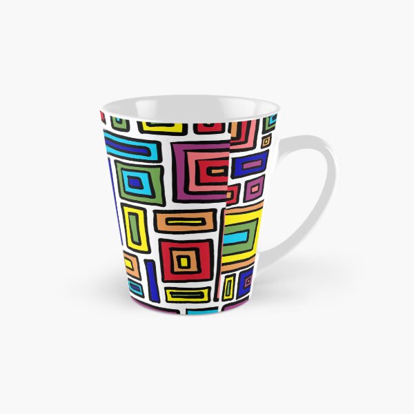 Item preview, Retro rectangles (rainbow) designed and sold by Ally Designs.