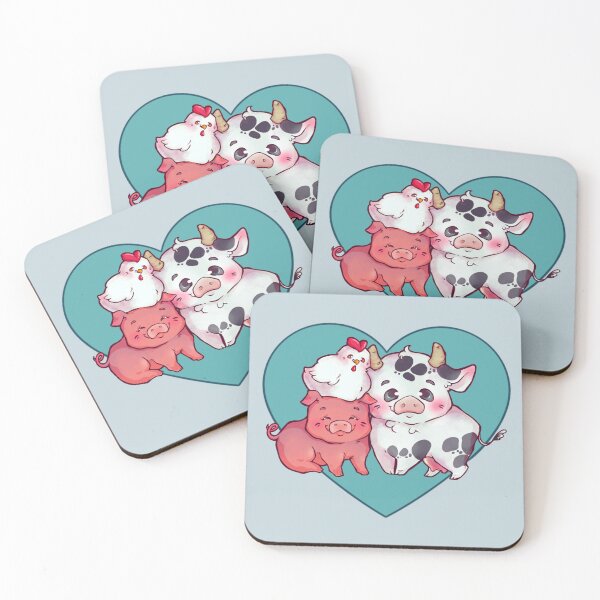 Item preview, Also love for chicken, pig and cow designed and sold by Allraunde.art.