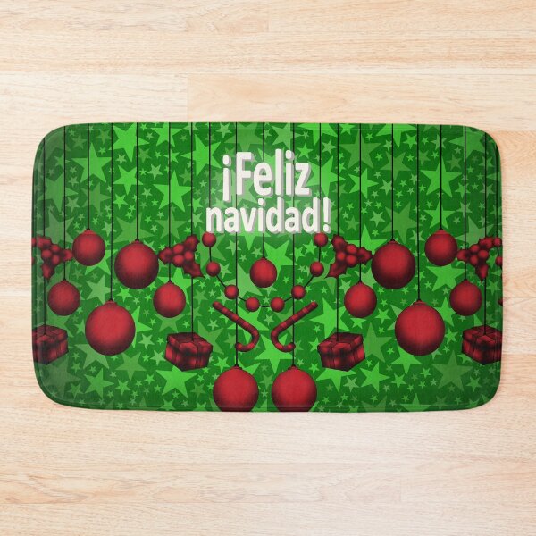 Item preview, feliz navidad bolas designed and sold by ZiphGames.