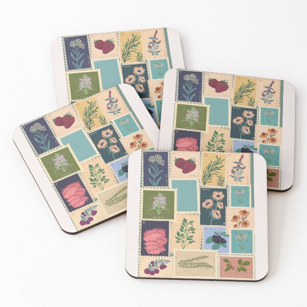 Item preview, stamps pattern vintage designed and sold by designful93.