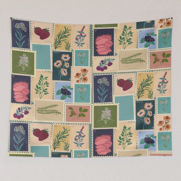 Item preview, stamps pattern vintage designed and sold by designful93.