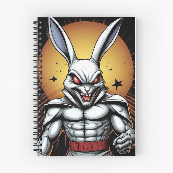 Item preview, Fierce Lunar Warrior Rabbit Comic Style Art designed and sold by ElLocoMus.