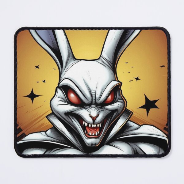 Item preview, Fierce Lunar Warrior Rabbit Comic Style Art designed and sold by ElLocoMus.